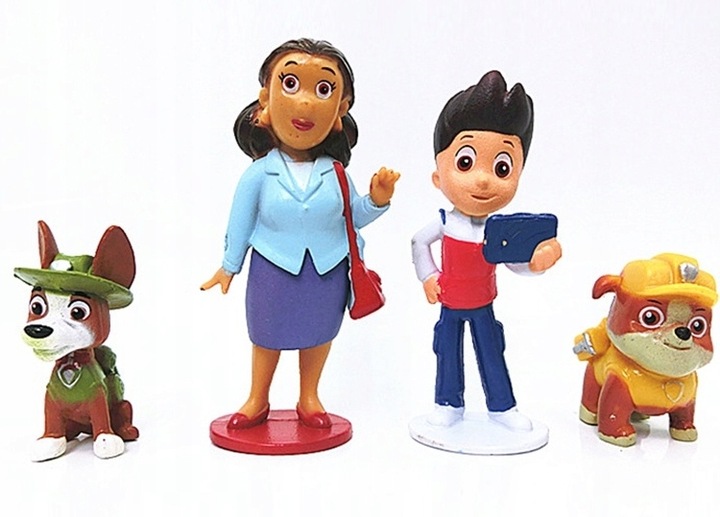 PSI PATROL PIESKI ZESTAW 10 FIGUREK I 2 POJAZDY + SASZETKA PSI PATROL