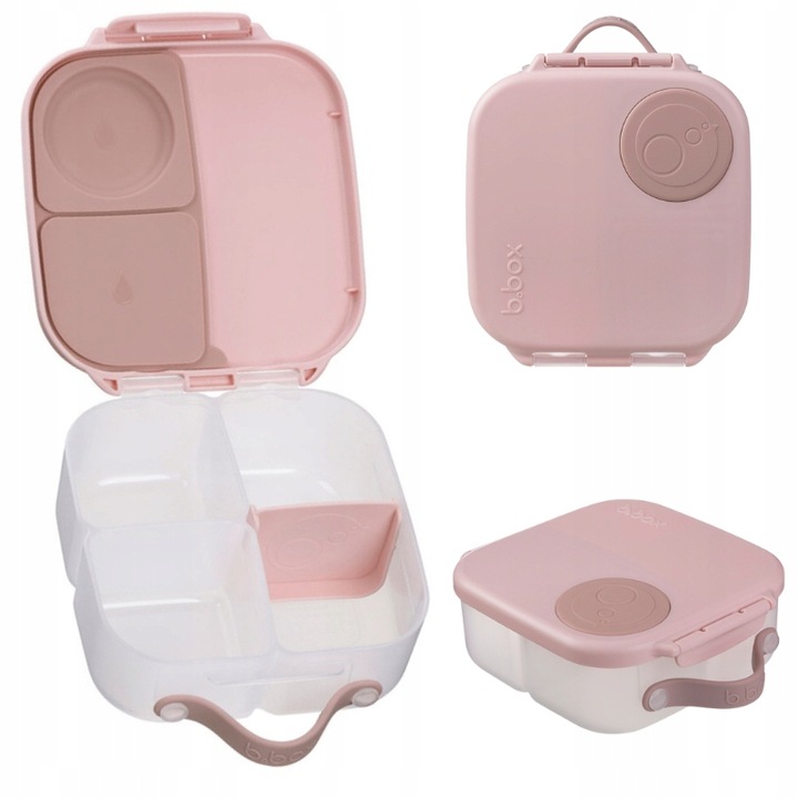 MINI lunchbox B.BOX dla DZIECKA MINI śniadaniówka z przegródkami RÓŻOWY