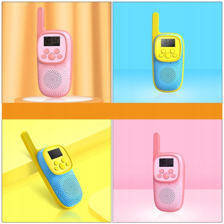 WALKIE TALKIE DLA DZIECI KRÓTKOFALÓWKA ZESTAW 2SZT ŁOKIEĆ DUŻY WYSIĘG 2025