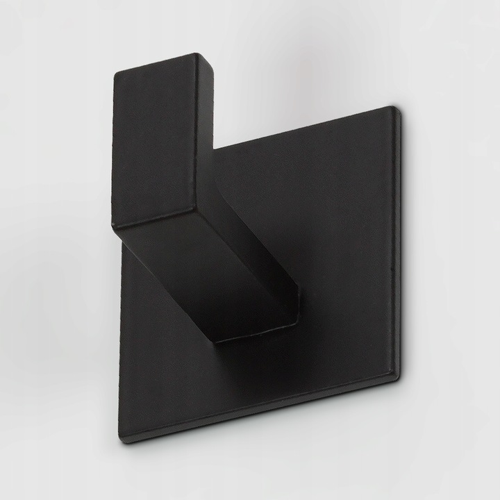 4x HACZYK SAMOPRZYLEPNY DO ŁAZIENKI HACZYK NA RĘCZNIKI ŁAZIENKOWY CZARNY