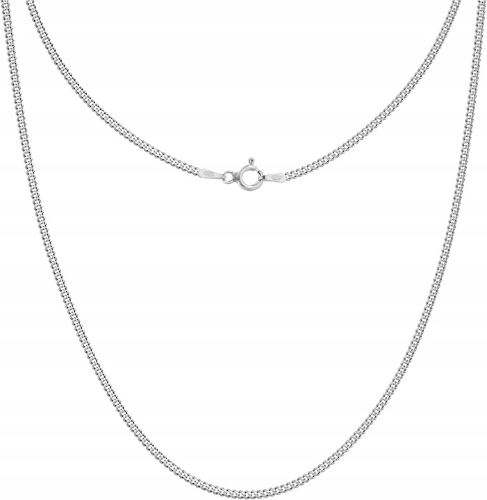 Srebrny łańcuszek pancerka 50 cm srebro 925 dla mężczyzn