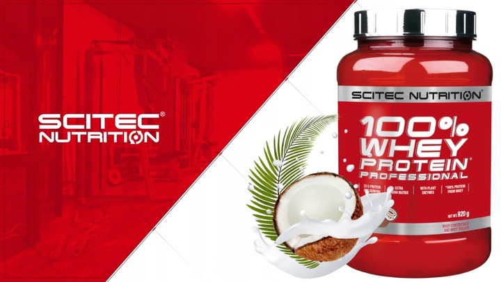 SCITEC 100% WHEY PROTEIN PROFESSIONAL 920 G BIAŁKO