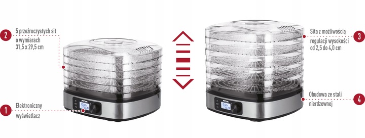 Suszarka spożywcza do grzybów owoców ziół warzyw MPM MSG-12