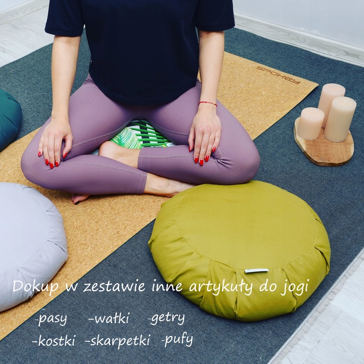 Wałek Do Jogi Bolster łuska Gryki 70X20 Duży Producent