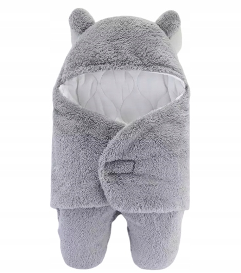 Śpiworek otulacz Petit Ours szary 0-6 miesięcy