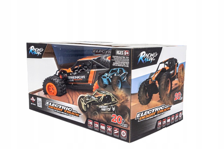 SAMOCHÓD ZDALNIE STEROWANY TERENOWY Auto na Pilota Terenowe RC 4x4 Off-Road