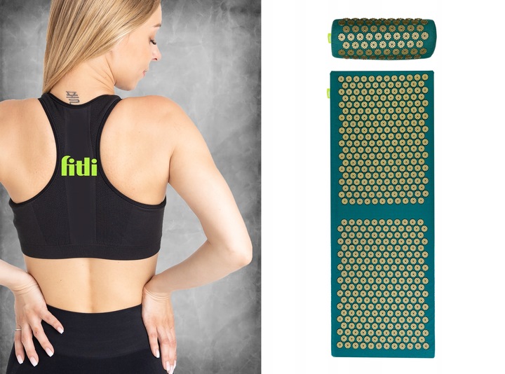 MATA ZDROWOTNA DO AKUPRESURY Z KOLCAMI + PODUSZKA