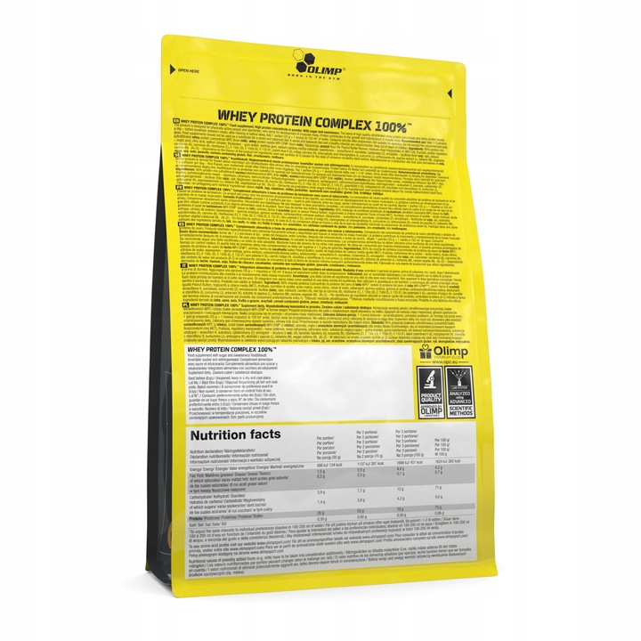 OLIMP WHEY PROTEIN COMPLEX 600g WPC WPI BIAŁKO