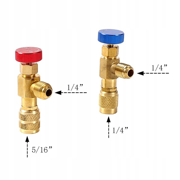 Zestaw zaworów napełniających R32 R410a R600 R134a
