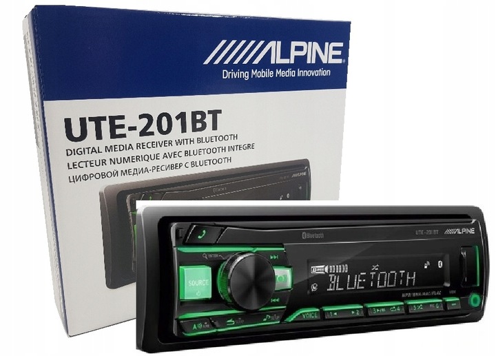 ALPINE UTE-201BT / UTE-200BT/ BT / FLAC / USB / MULTICOLOR / AUX