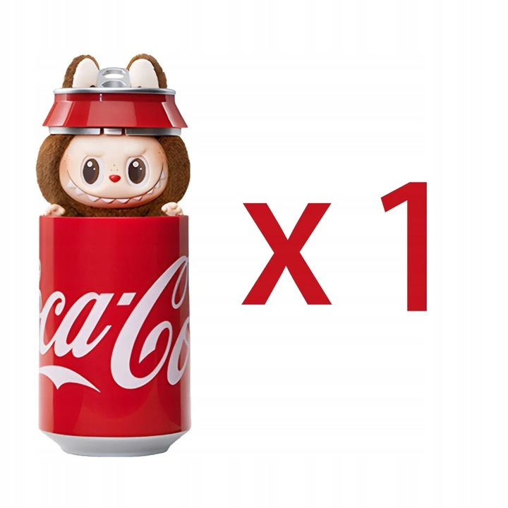 LABUBU Najnowsza 5 generacja seria Coca-Cola LABU-BU brelok 18cm