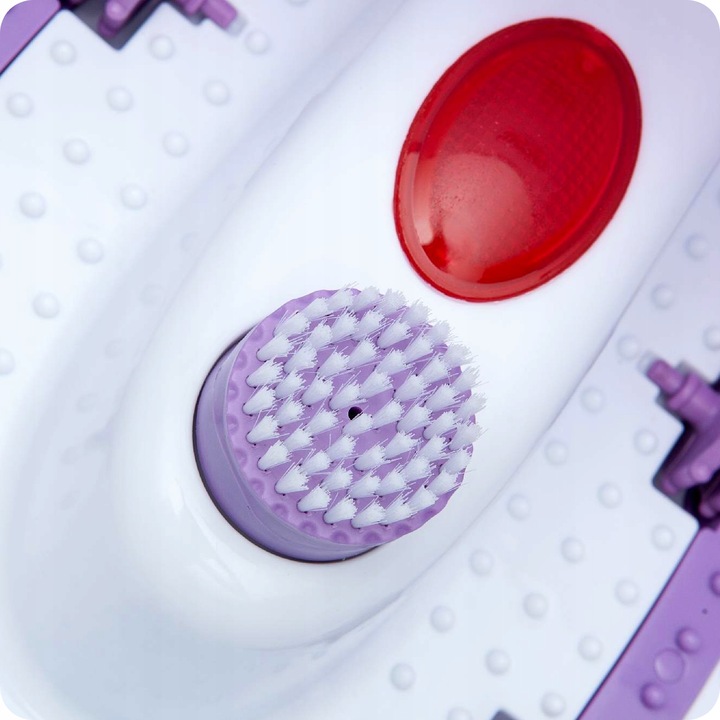 Masażer do stóp wodny hydromasażer do nóg podczerwień 4 rolki 3 nasadki