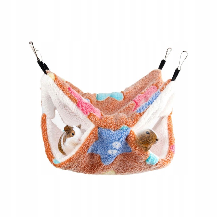 Łóżko hamakowe dla chomika Zagraj w dwuwarstwową pościel Miękkie spanie