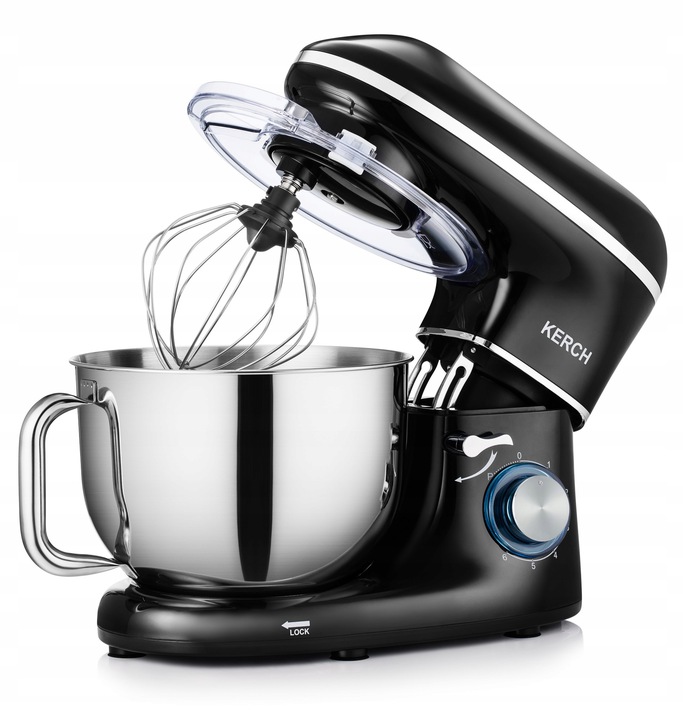 ROBOT KUCHENNY PLANETARNY MIKSER Z MISĄ KERCH MYCHEF BLACK 6,2L