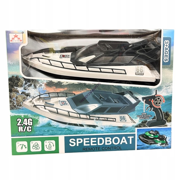 MOTORÓWKA JACHT ŁÓDŹ ŁÓDKA ZDALNIE STEROWANA RC PILOT