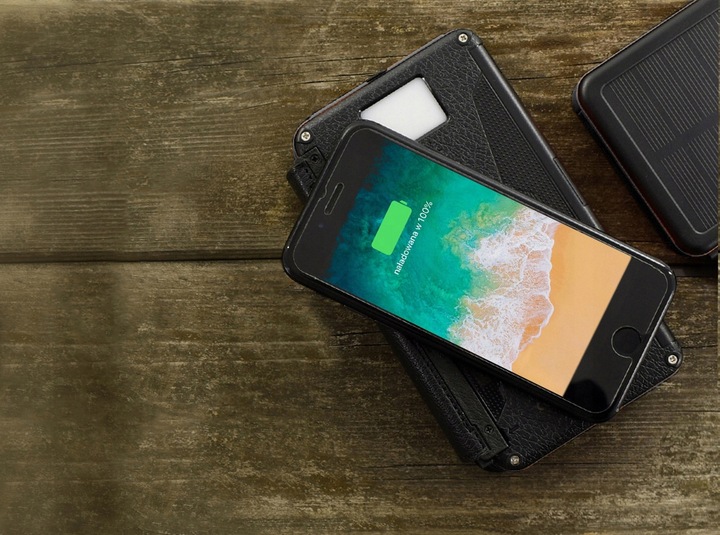 WEBSKI POWERBANK SOLARNY MOCNE 4 PANELE SOLARNE POJEMNOŚĆ 20000MAH USB-C