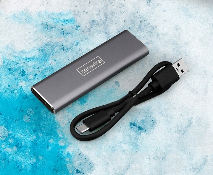 Adapter dysku Kieszeń na dysk SSD m.2 USB-C obudowa m2 SATA NGFF USB 3.0