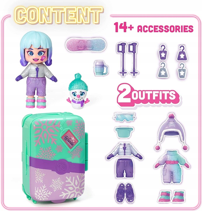 Magicbox KOOKYLOOS S Wanda's Suitcase Walizka WANDY Figurka + Zwierzak