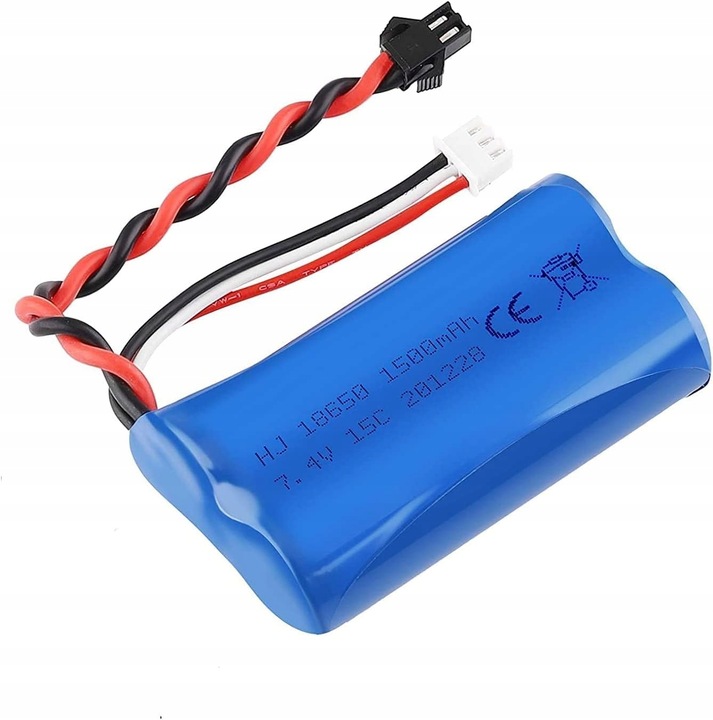 Bateria Lipo 1500mAh 7.4V 2S z ładowarką USB do zabawek Rc U12A S033G Q1