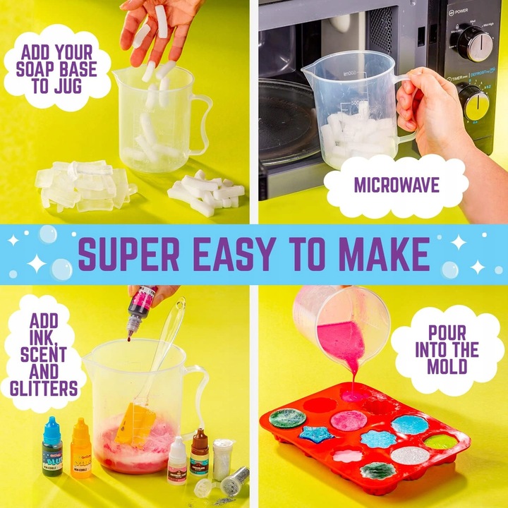 ZESTAW DO ROBIENIA MYDEŁKA DLA DZIECI DIY KREATYWNA ZABAWA PREZENT