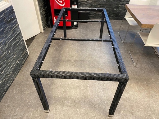 Duży STÓŁ na 8 osób TECHNORATTAN SZKŁO 190cm