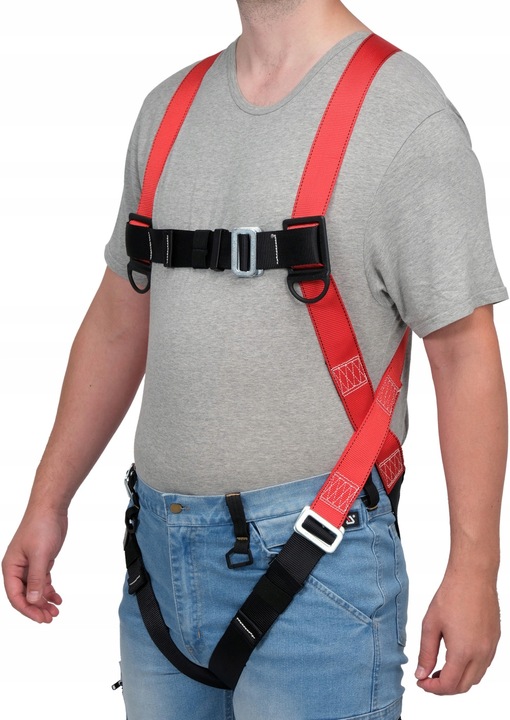 YATO SZELKI BEZPIECZEŃSTWA Z AMORTYZATOREM KARABINKI BHP REGULOWANE ZESTAW