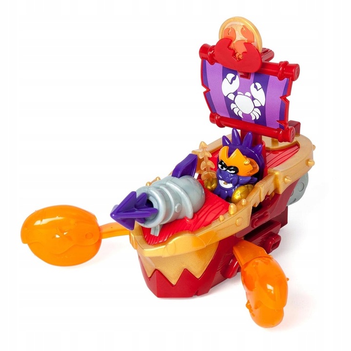 PIRATIX Sea Crusher Statek Piracki Krab i Ekskluzywny Kapitan Lobster