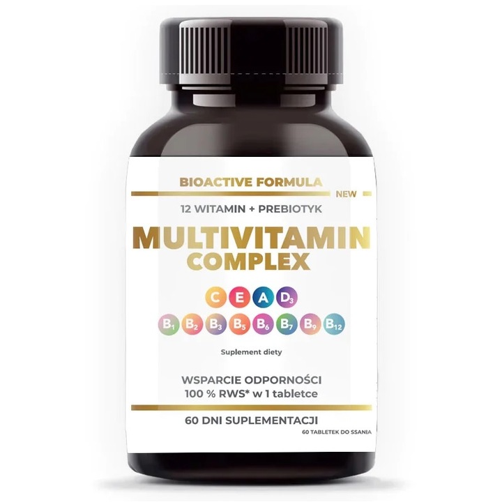 Intenson Multivitamin Complex Witamina C Witamina D 60 tabletek