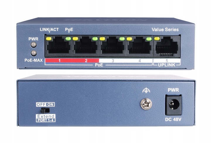 WIDEODOMOFON IP-VIS-PRO PoE Czytnik HiLook Furtka Brama