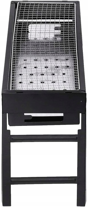 GRILL TURYSTYCZNY SKŁADANY OGRODOWY PRZENOŚNY KEMPINGOWY WĘGLOWY DUŻY 60CM