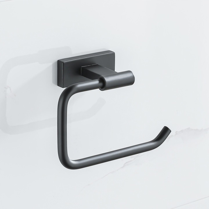 Uchwyt na papier toaletowy czarny