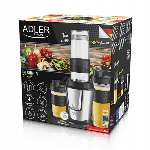 Blender kielichowy Adler AD4081 800 W czarny