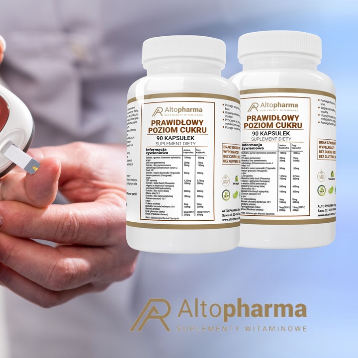 Regulacja cukru Kozieradka Gurmar Morwa Fasola 180