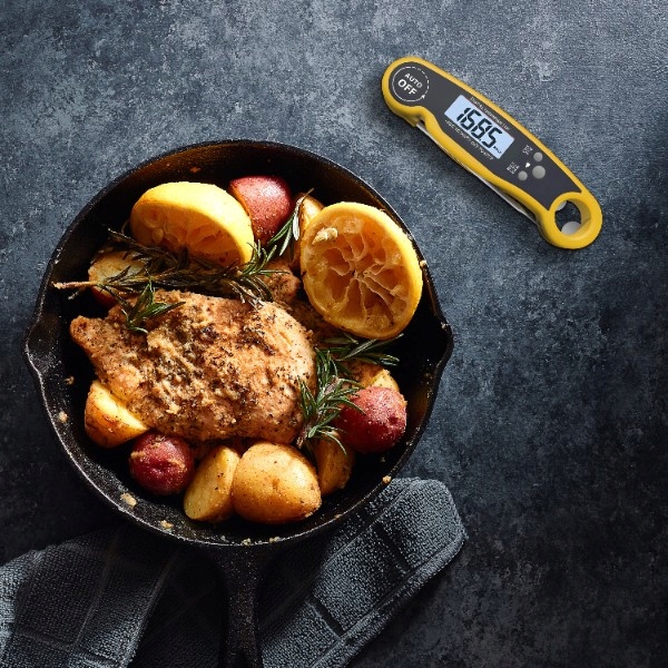 TERMOMETR KUCHENNY CYFROWY DO MIĘSA ŻYWNOŚCI NA GRILL SZPILKOWY LCD -50°C +