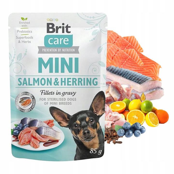 BRIT CARE MINI DOG karma mokra dla psa mix smaków 20 x 85g bezzbożowa