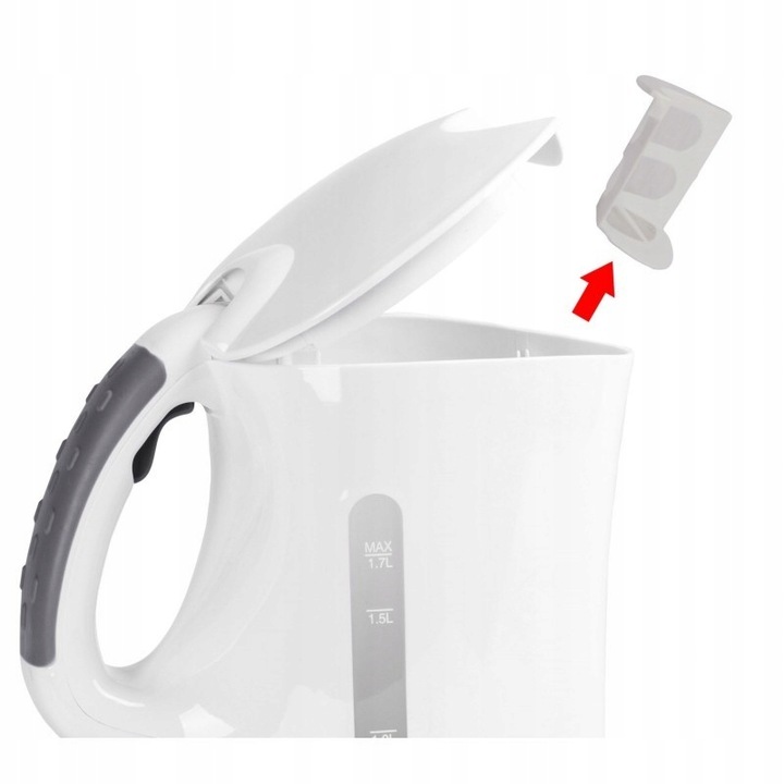 CZAJNIK ELEKTRYCZNY BEZPRZEWODOWY 1,7 L BOMANN WK 6079 CB (BIAŁY)