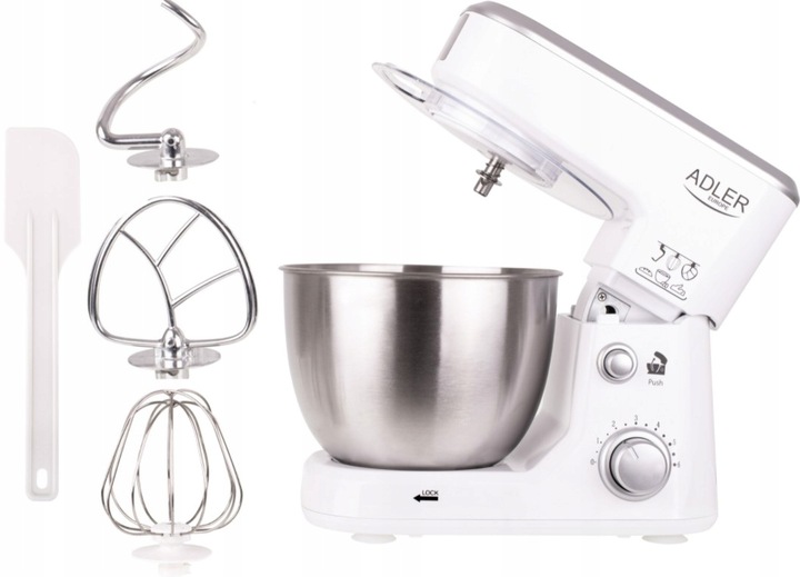 Robot planetarny Adler AD 4216 1000 W biały 500W