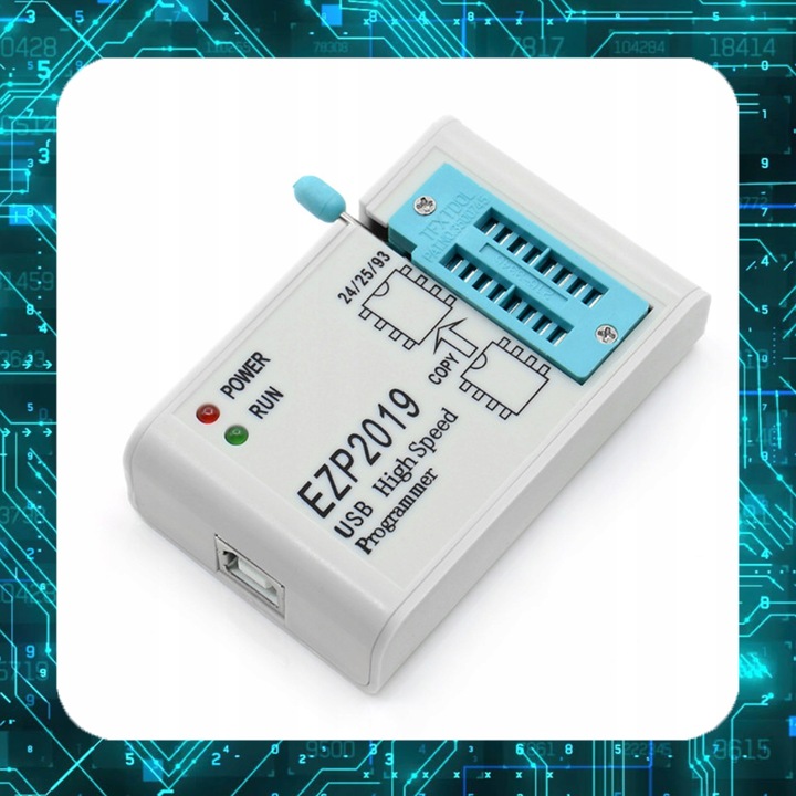 Zestaw Uniwersalny Programator EEPROM i Flash EZP2019+USB SPI EPROM BIOS