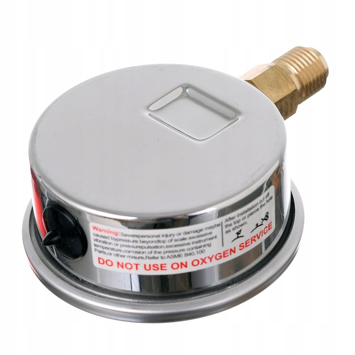 Manometr Glicerynowy Ciśnieniomierz Zegar 63mm 0-300 bar Gwint 1/4" Dolny