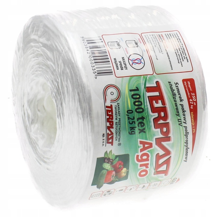 NATURALNY NAWÓZ DO POMIDORÓW I ZIÓŁ Z SZNUREK 250m Z 100x KLIPS ZAPINKA