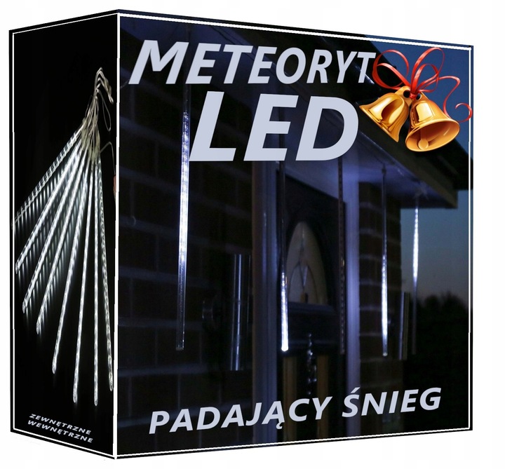 PADAJĄCY ŚNIEG SOPLE LED METEORYT 80 CM ZIMNE SMD