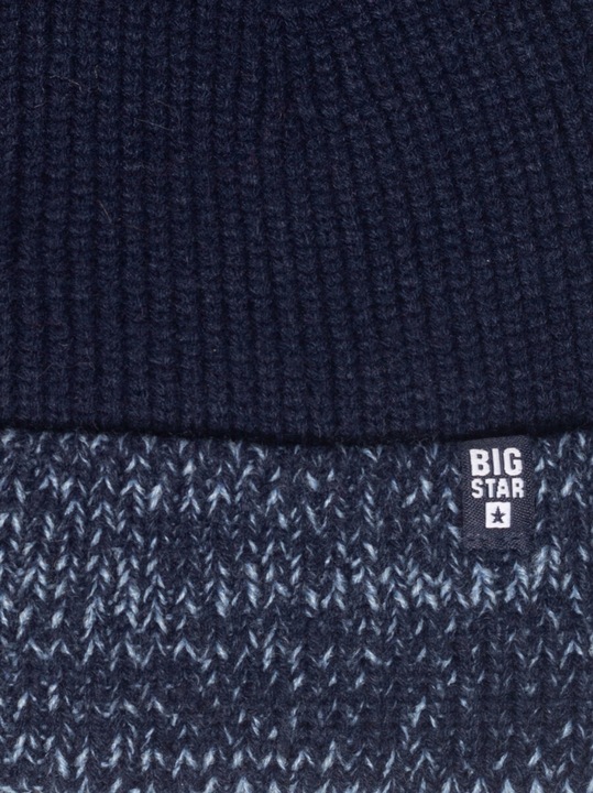 BIG STAR Czapka męska zimowa granatowa Ignace 403 ONE SIZE