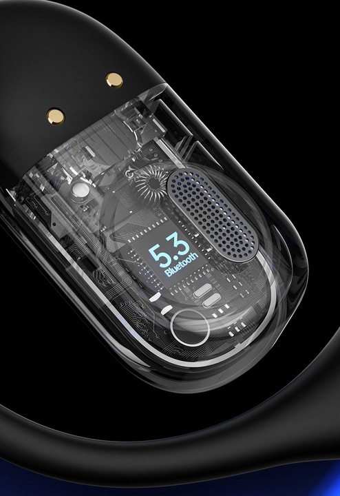 SŁUCHAWKI bezprzewodowe ZAUSZNE TWS Y30 z ENC IDEALNE do biegania i Rozmów