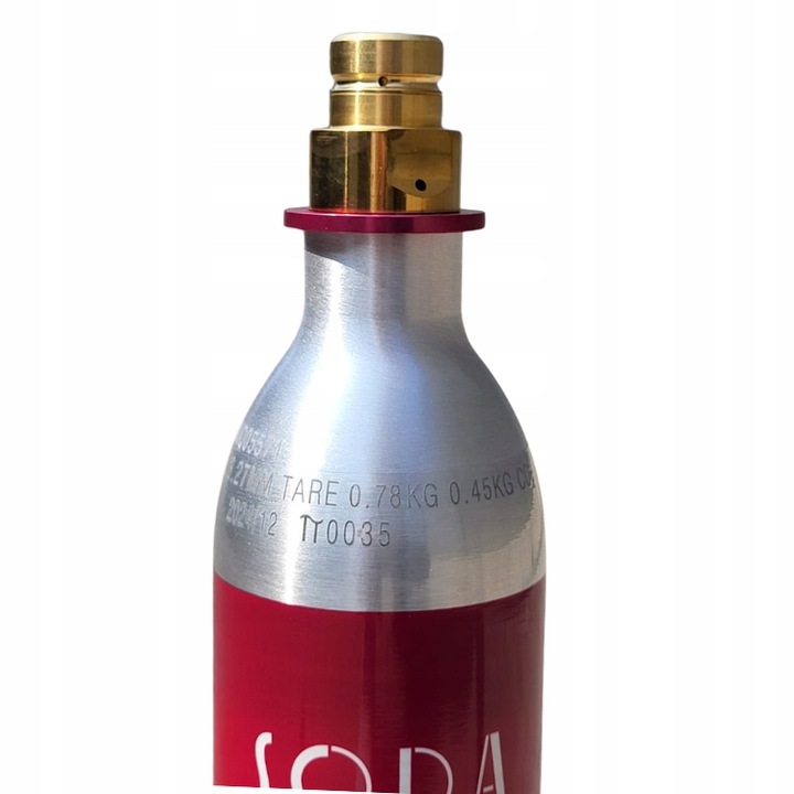 Nabój butla CO2 SodaSpeed quick connect saturator sodastream Art Duo Terra