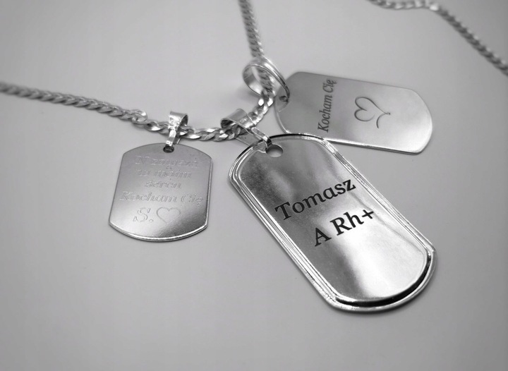 SREBRNY NIEŚMIERTELNIK DO ŁAŃCUSZKA - ZAWIESZKA PR. 925 + GRAWER GRATIS