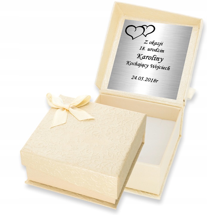 Srebrny Łańcuszek 925 Wisiorek Kotek Grawer