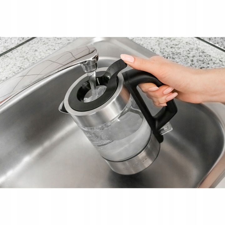 CZAJNIK ELEKTRYCZNY SZKLANY OSZCZĘDNY 1L PROFICOOK