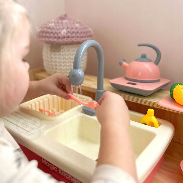 ZLEWOZMYWAK KUCHNIA KRAN FUNKCJA PUSZCZANIA WODY ZLEW MYCIA NACZYŃ WOOPIE