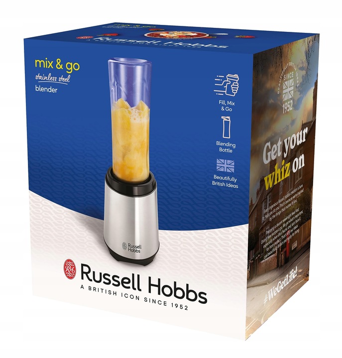 Blender kielichowy Russell Hobbs 300 W srebrny/szary