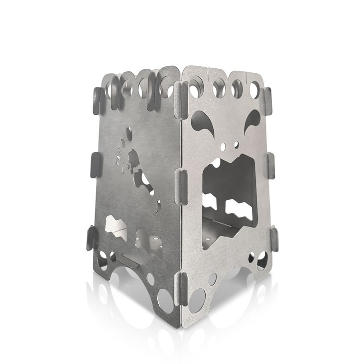 Stalowa obozowa kuchenka turystyczna|survival